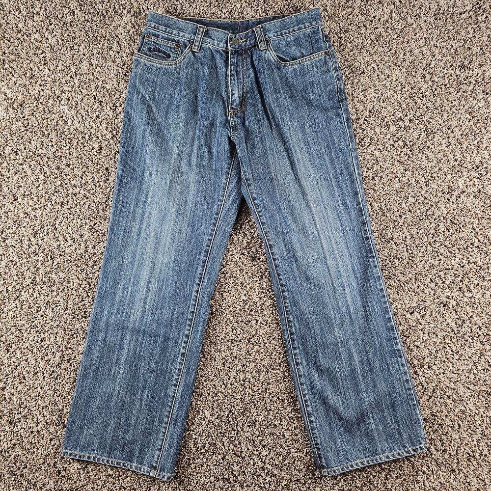 Callaway Golf Mens Sz 32x30 Mid Rise Blue Jean Denim Pants Vtg